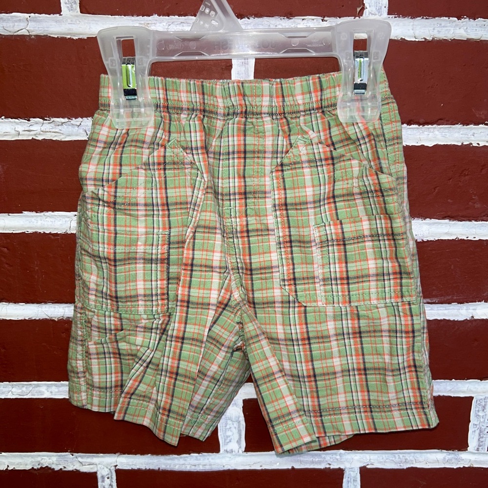 George | plaid shorts | size 24m